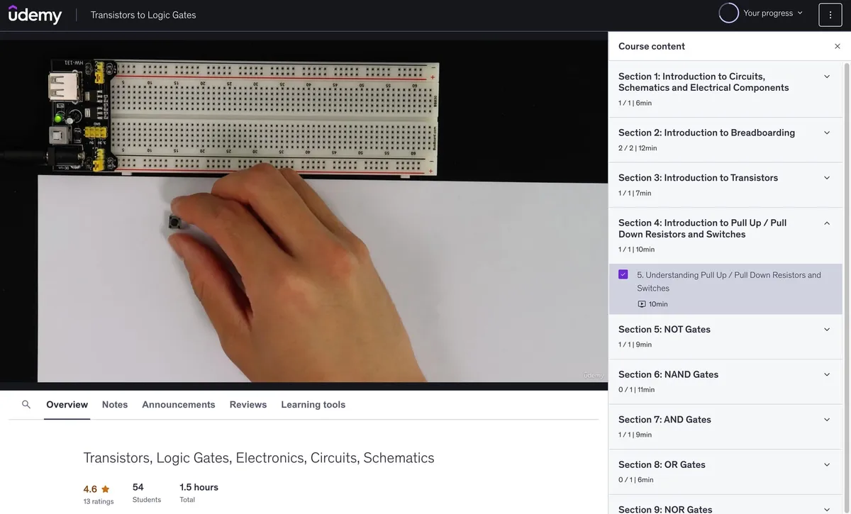 Logic Labs course layout