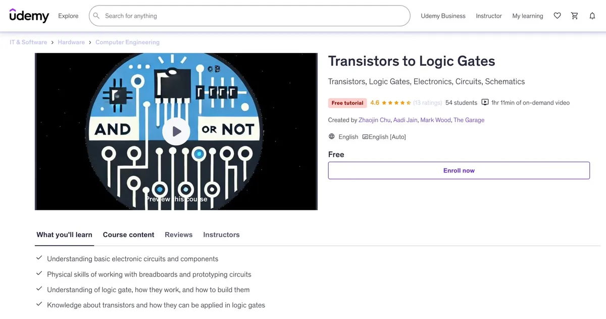 Logic Labs online course title page